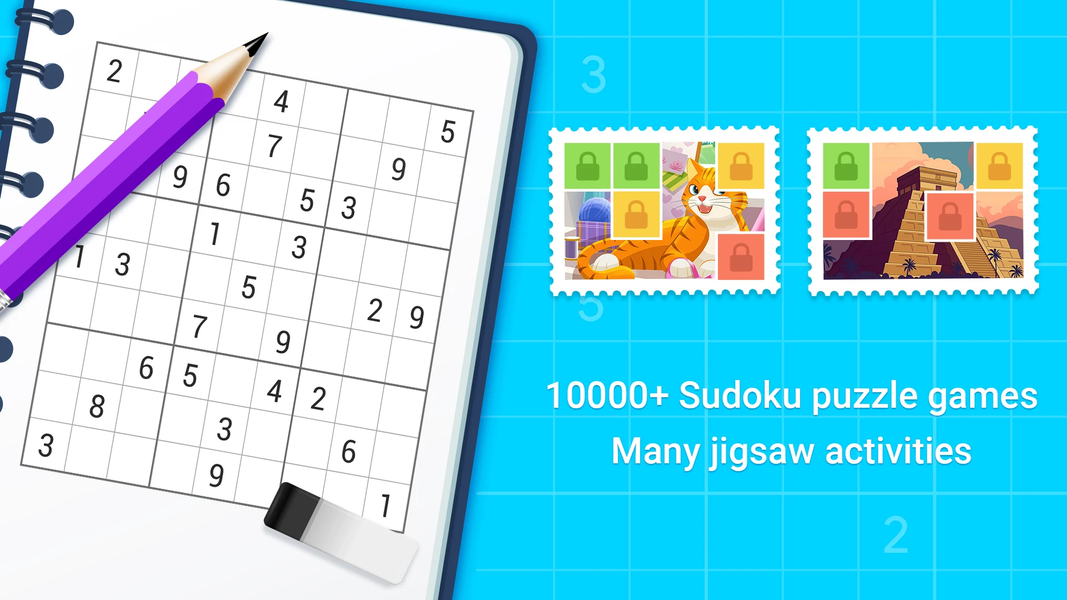 Sudoku - Classic Sudoku Puzzle - Gameplay image of android game