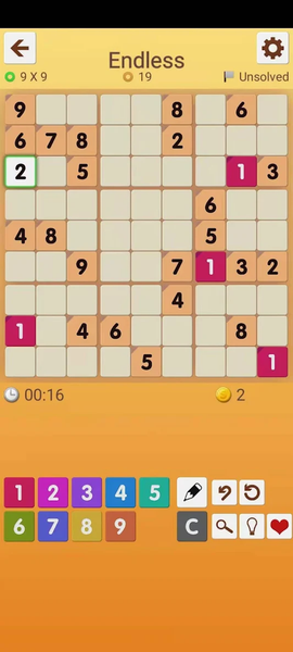 Sudoku Pro-Classic Puzzle Game - Gameplay image of android game