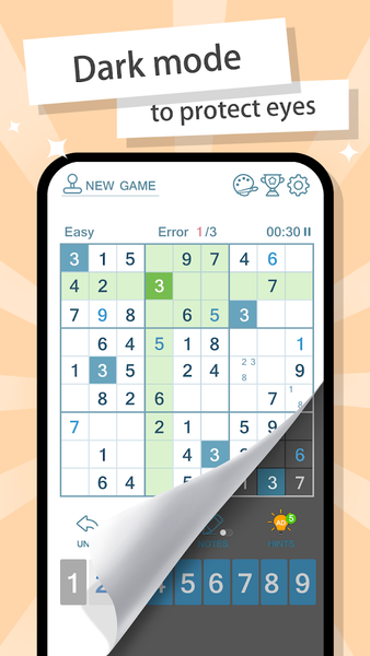 Sudoku - Classic Number Puzzle - Gameplay image of android game
