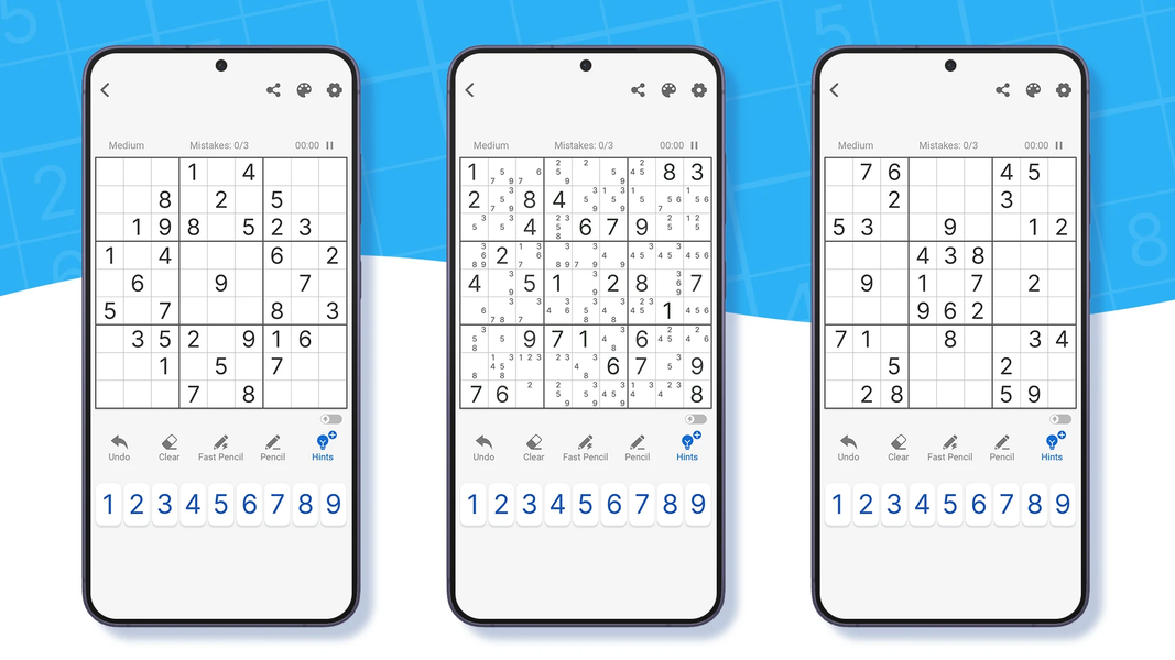 Sudoku - Gameplay image of android game