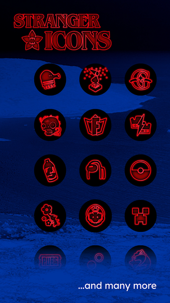 Stranger Icons - Icon Pack - Image screenshot of android app