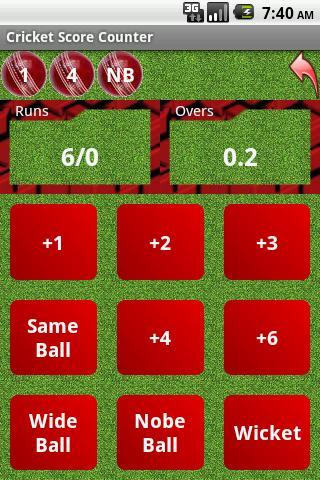 Cricket Calculator - Image screenshot of android app