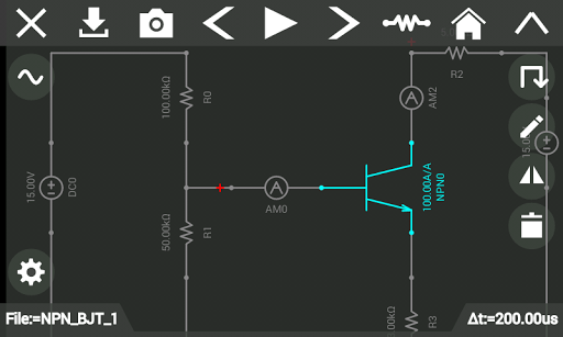 Circuit Solver: Simulator & Schematic Editor - Image screenshot of android app