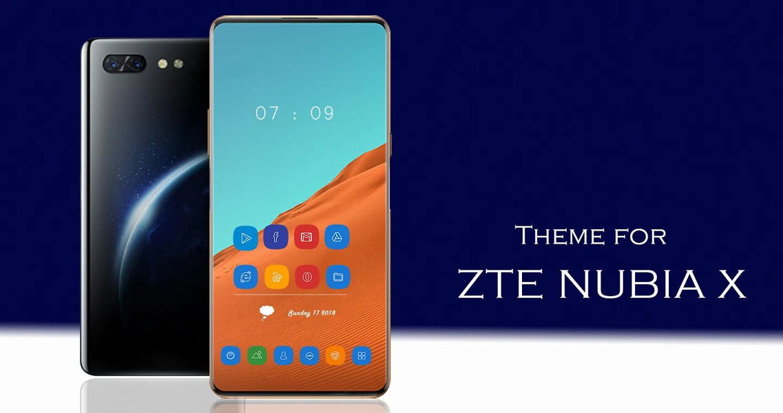 Theme for ZTE Nubia X - عکس برنامه موبایلی اندروید