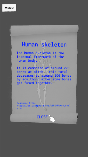 Human Skeleton - Image screenshot of android app