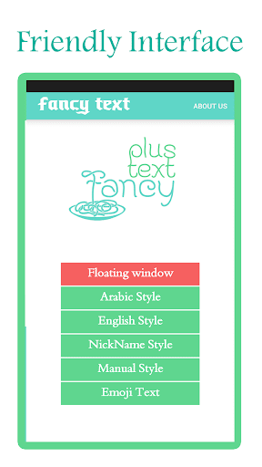 Fancy text + - عکس برنامه موبایلی اندروید