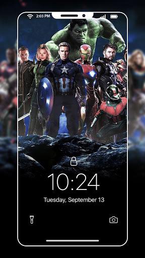 Superhero Wallpaper : 4K Neon Background - عکس برنامه موبایلی اندروید