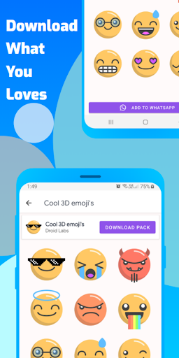 Animated Stickers for WAStickerApps - Image screenshot of android app