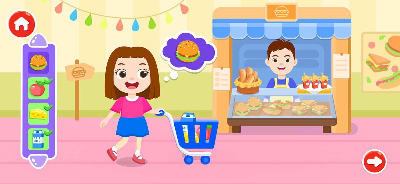 Supermarket Games for Kids ۲-۵ - عکس بازی موبایلی اندروید