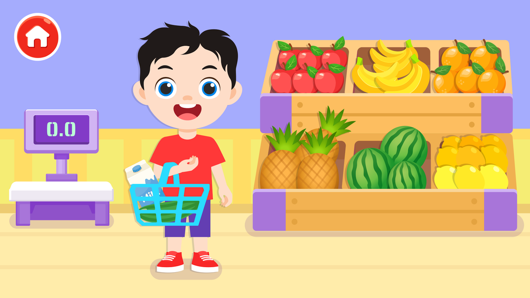 Supermarket Games for Kids ۲-۵ - عکس بازی موبایلی اندروید