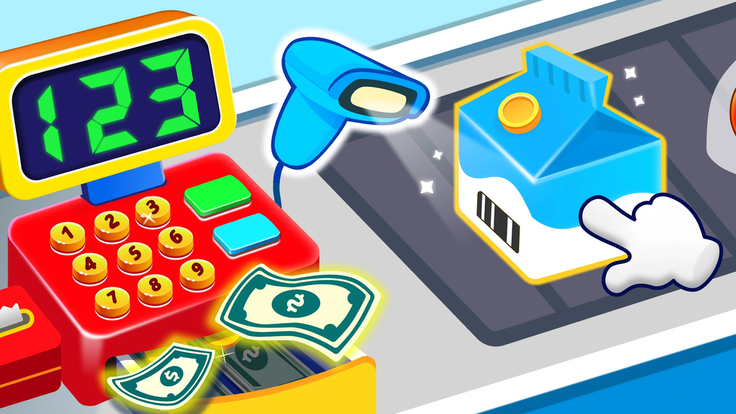 Supermarket Games for Kids ۲-۵ - عکس بازی موبایلی اندروید