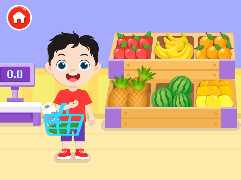 Supermarket Games for Kids ۲-۵ - عکس بازی موبایلی اندروید