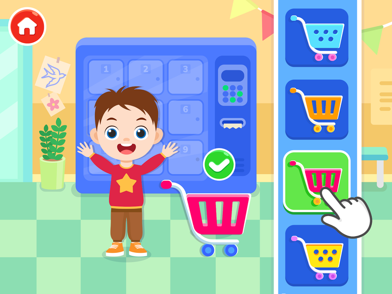Supermarket Games for Kids ۲-۵ - عکس بازی موبایلی اندروید
