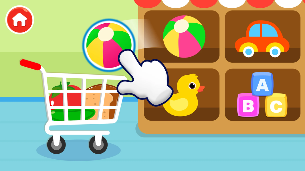 Supermarket Games for Kids ۲-۵ - عکس بازی موبایلی اندروید
