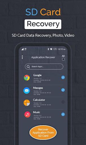 SD Card Recovery -SD Card Data - Image screenshot of android app