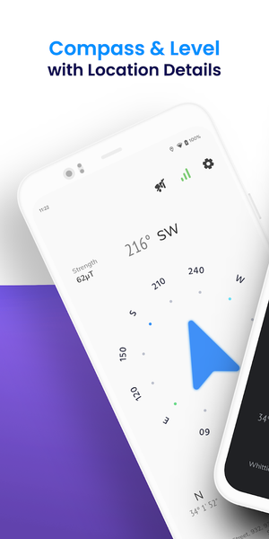Compass - Navigation & Level - Image screenshot of android app