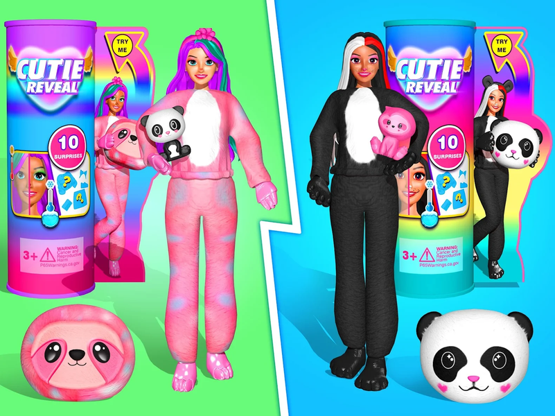 Cutie Reveal Doll Unbox Games - عکس بازی موبایلی اندروید