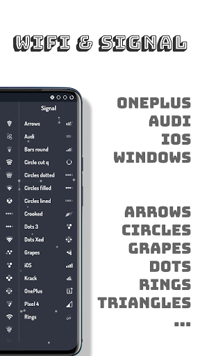 Status Bar- Signal & WiFi lite - عکس برنامه موبایلی اندروید