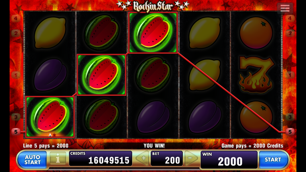 Rockin Star Slot - عکس بازی موبایلی اندروید