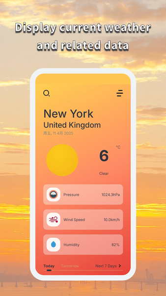 SunnyWeather - عکس برنامه موبایلی اندروید