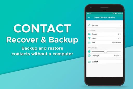 Recover All Deleted Contact & Sync - عکس برنامه موبایلی اندروید