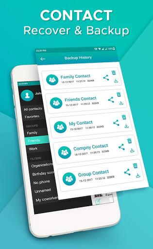 Recover All Deleted Contact & Sync - عکس برنامه موبایلی اندروید