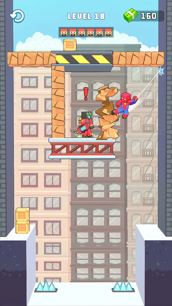 Web Shooter Game: Spider Hero - Gameplay image of android game