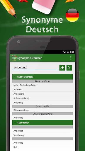 German Synonyms - Image screenshot of android app