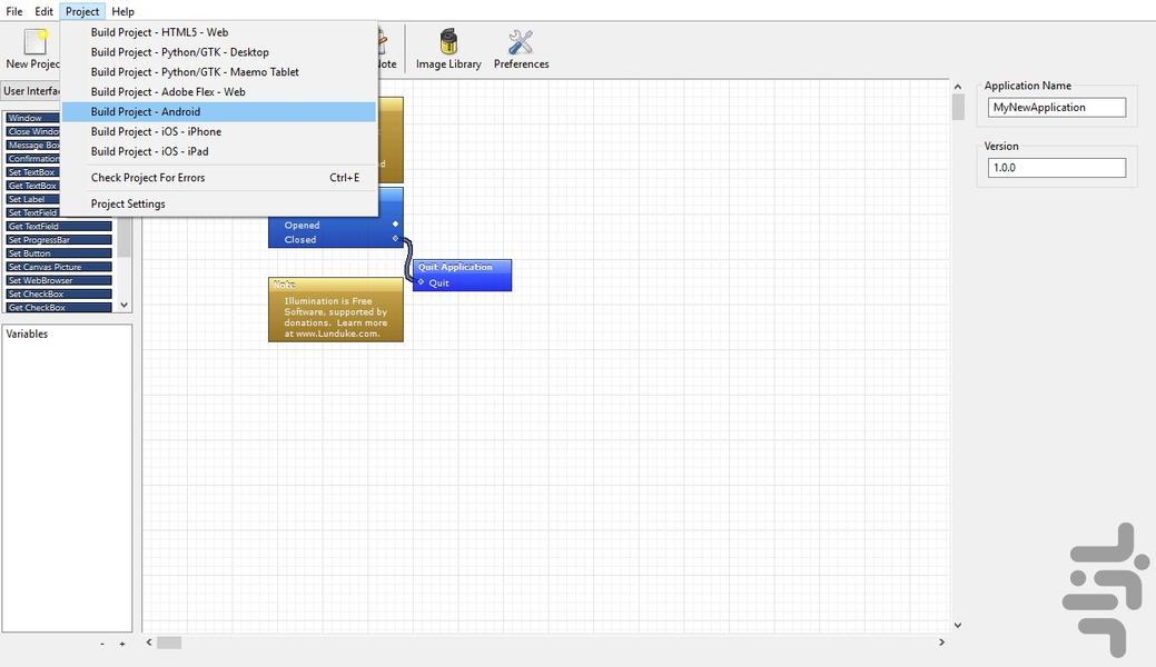 برنامه ساز آسان - Image screenshot of android app