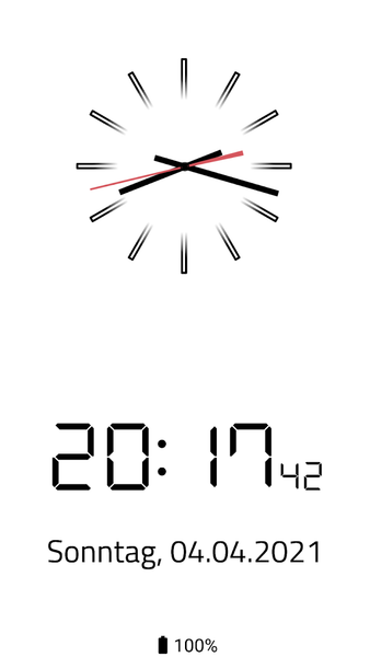 Clock Screensaver - عکس برنامه موبایلی اندروید