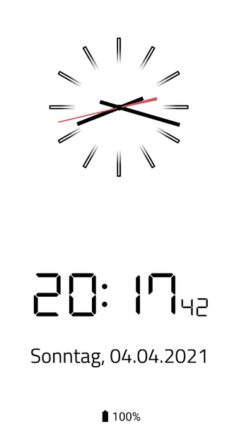 Clock Screensaver - Image screenshot of android app