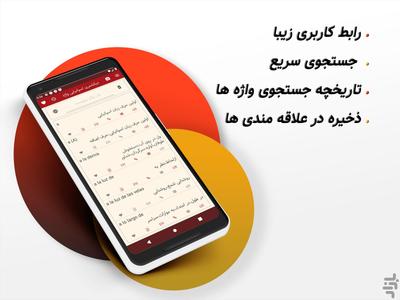 Spanish Persian dictionary - Image screenshot of android app