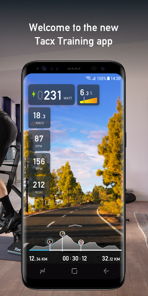 Tacx Training™ - Image screenshot of android app