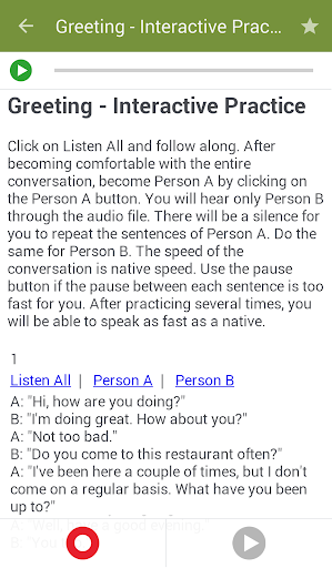Learn to Speak English - Image screenshot of android app