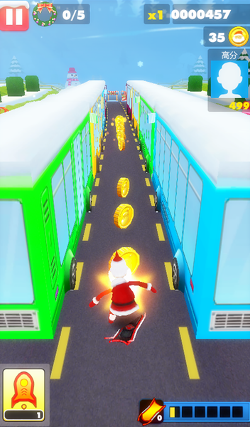 Santa Run - عکس بازی موبایلی اندروید