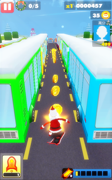 Santa Run - عکس بازی موبایلی اندروید
