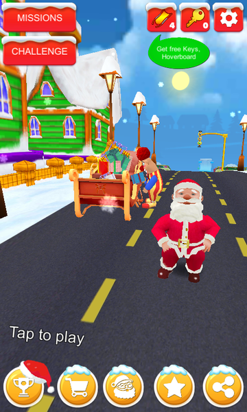 Santa Run - عکس بازی موبایلی اندروید