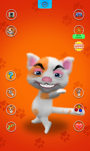 Talking Cat: Smart Virtual Pet - Image screenshot of android app