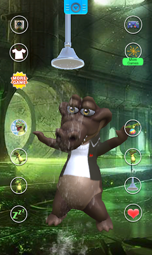 Talking Bath Crocodile - Image screenshot of android app