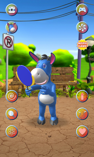 Talking Donkey - Image screenshot of android app