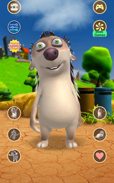 Talking Hedgehog - عکس برنامه موبایلی اندروید