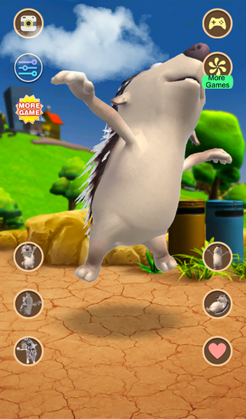 Talking Hedgehog - عکس برنامه موبایلی اندروید