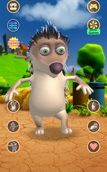 Talking Hedgehog - عکس برنامه موبایلی اندروید