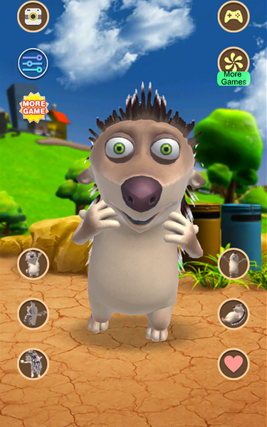 Talking Hedgehog - عکس برنامه موبایلی اندروید