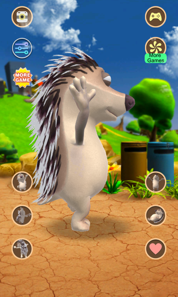 Talking Hedgehog - Image screenshot of android app