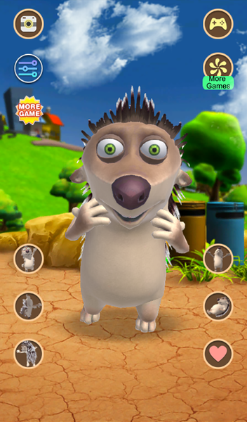 Talking Hedgehog - عکس برنامه موبایلی اندروید