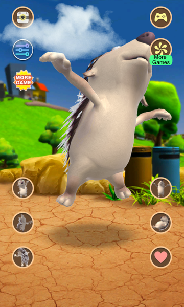 Talking Hedgehog - عکس برنامه موبایلی اندروید