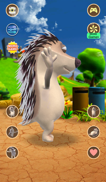 Talking Hedgehog - عکس برنامه موبایلی اندروید