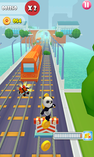 Panda Run - Gameplay image of android game