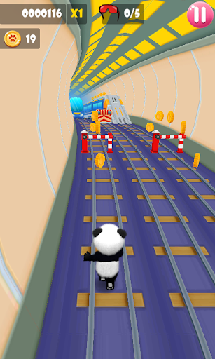 Panda Run - Gameplay image of android game